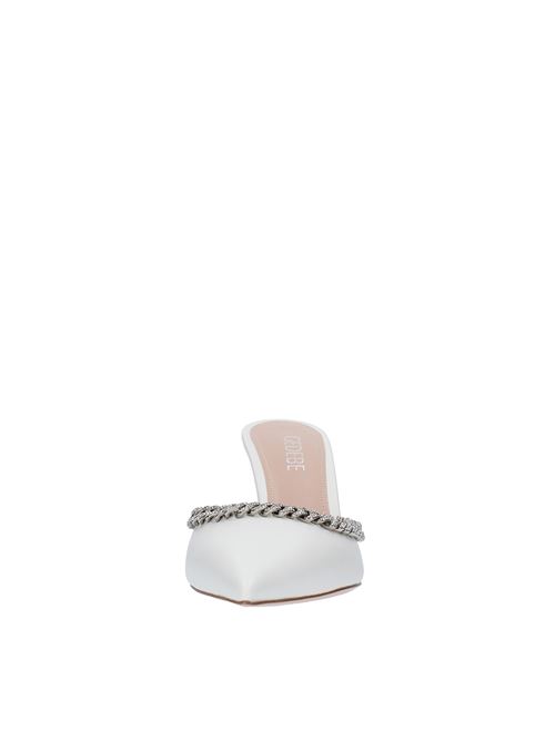 Mules modello SHANA85 in nappa e strass GEDEBE | SHANA 85 NAPPABIANCO